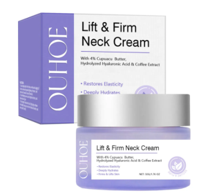 OUHOE Neck Skin Care Cream, Moisturizing And Firming Neck Skin Moisturizing And Refreshing Skin Care Cream