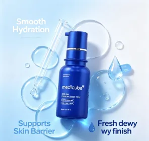 Facial Serum with Multi Acid Complex, Hydrating Skin Barrier Repair Face Essence, Mild Exfoliating Smoothing Facial,Skin Care Serum