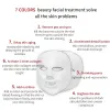 Light Therapy LED Face Mask 7 Color 149 Leds Photon Face Mask Beauty Photon Mask for Face Skin Rejuvenation Facial