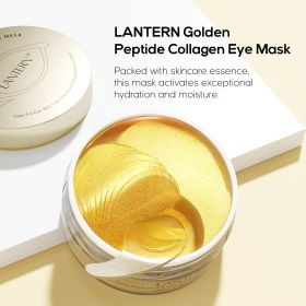 Golden Peptide Collagen Eye Mask, Moisturizing Eye Patches for Puffy Eyes and Dark Circles, 60PCS Hydrating Skincare