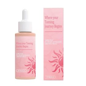 Drinkable Sunless Tanning Drops | Natural Glow Without Sun | Oral Tanning Liquid (1 Bottle)