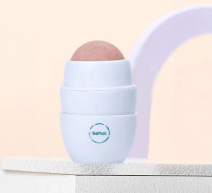 BeNat Reusable Volcanic Stone Face Roller - Portable Oil-Absorbing Facial Roller for Instant Matte Skin, On-the-Go Oil Control Skincare Tool